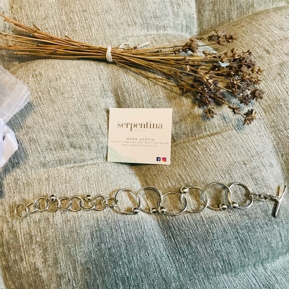 NWOT HANDCRAFTED SILVER BRACELET - Picture 5 of 7